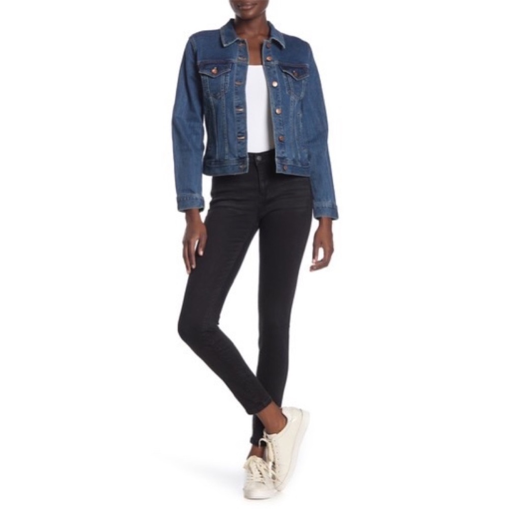 Liverpool Jeans Skinny in Washed Black